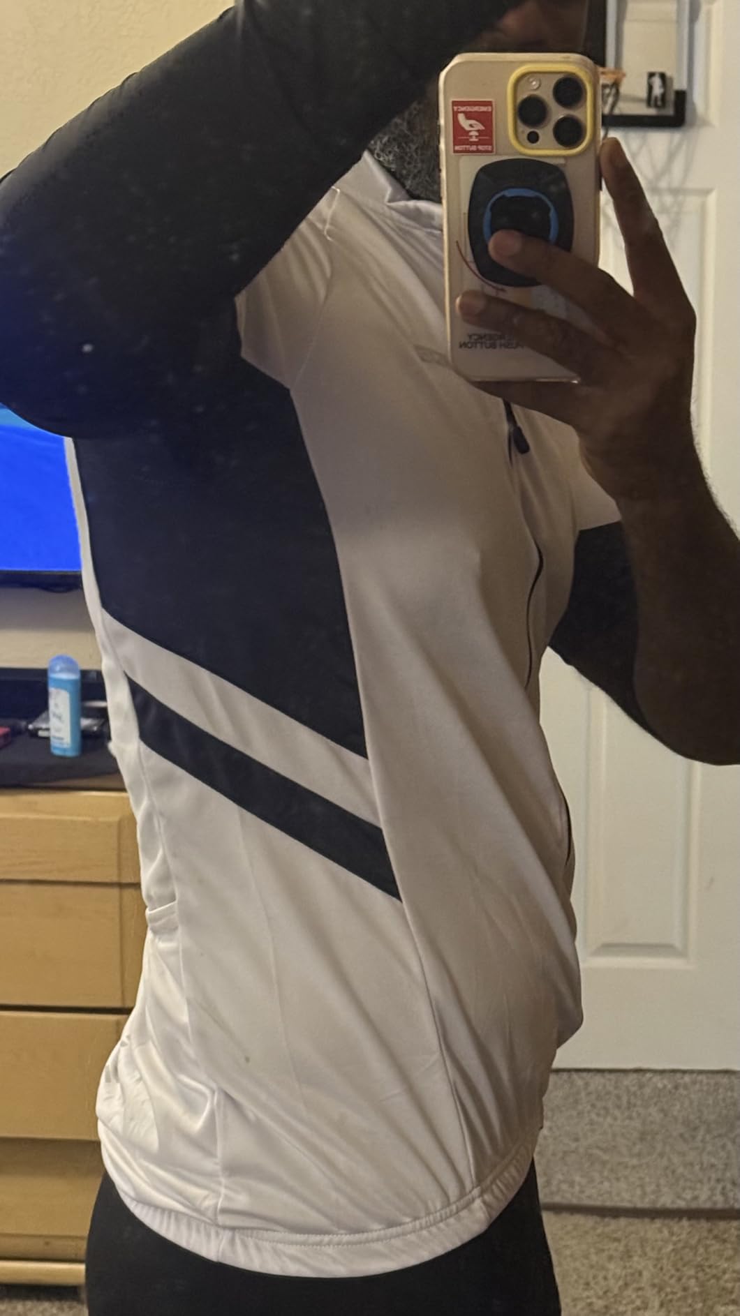 ARSUXEO Men's Short Sleeves Cycling Jersey Bicycle Biking Bike Shirt 636 customer photo 1