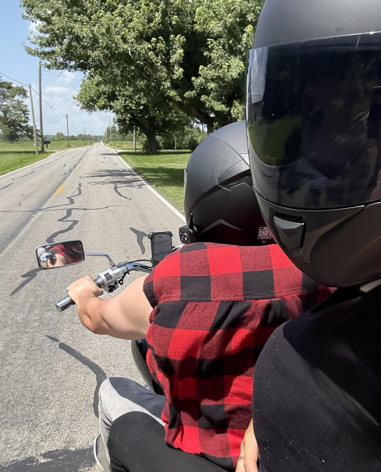 EJEAS V6 Pro Motorcycle Helmet Bluetooth Intercom, 2-Way 1200M Motorcycle Bluetooth Headset Universal Communication System with Noise Cancellation and Waterproof for Dirt Bike/ATV/Snowmobile (2PCS) customer photo 1