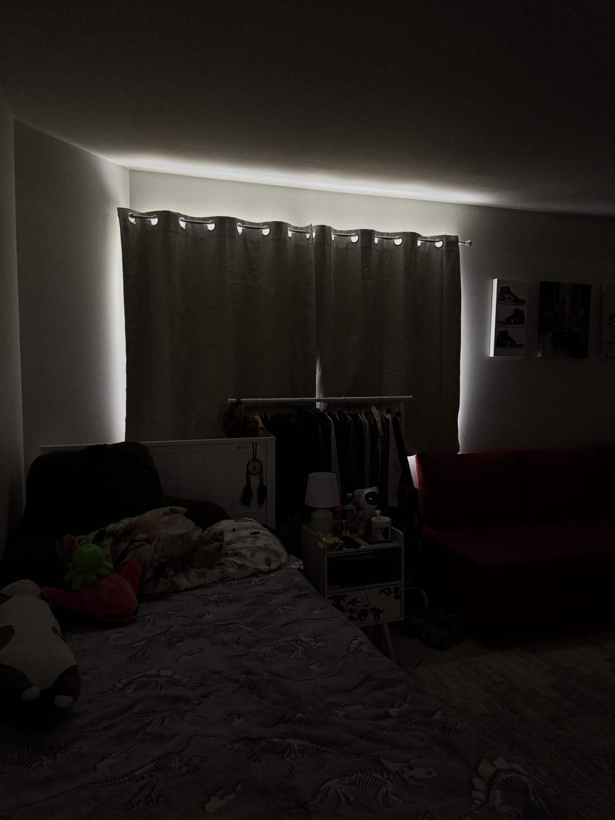 H.VERSAILTEX Linen 100% Blackout Curtains for Bedroom Light Blocking Curtains, Textured Curtains for Living Room 84 inch Grommet, White Liner Energy Efficient GRS Certified (2 Panels, Natural) customer photo 2