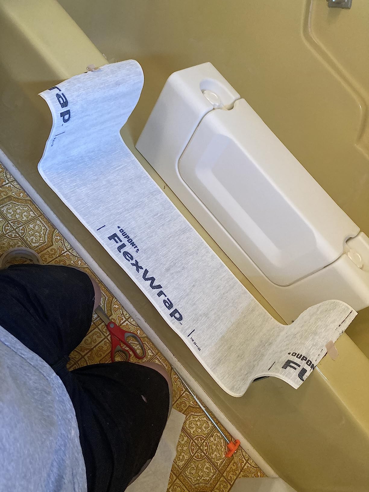 CleanCut Convertible Tub Conversion Kit, White Large | Affordable alternative to a full bathroom remodel or walk-in tub replacement customer photo 2