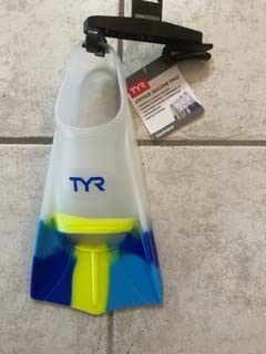 TYR Stryker Silicone Fins - Short Blade Swimming Training Scuba Flippers | 100% Silicone Construction | Short Blade Propulsion | Flutter Kick Cadence Promotion | State-of-the-Art Comfort Fit customer photo 2