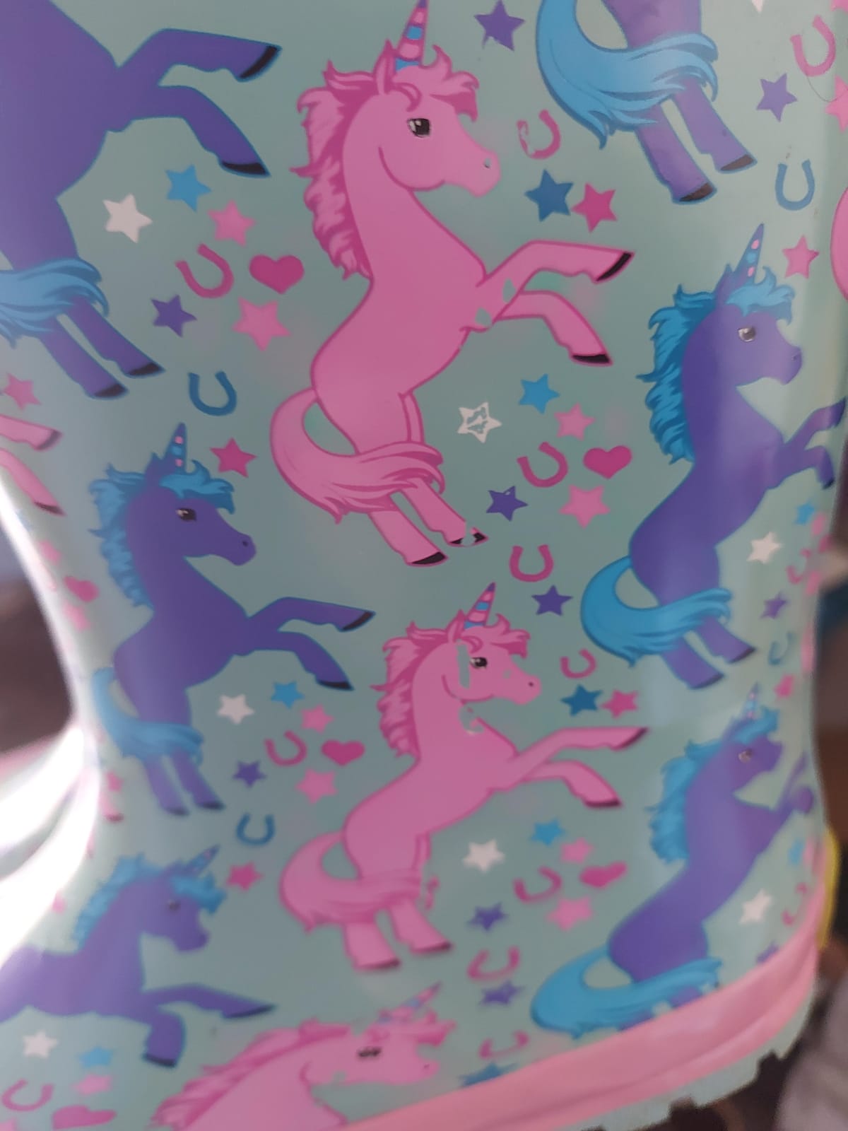 Western Chief Boys Waterproof Printed Rain Boot with Easy Pull On Handles customer photo 2
