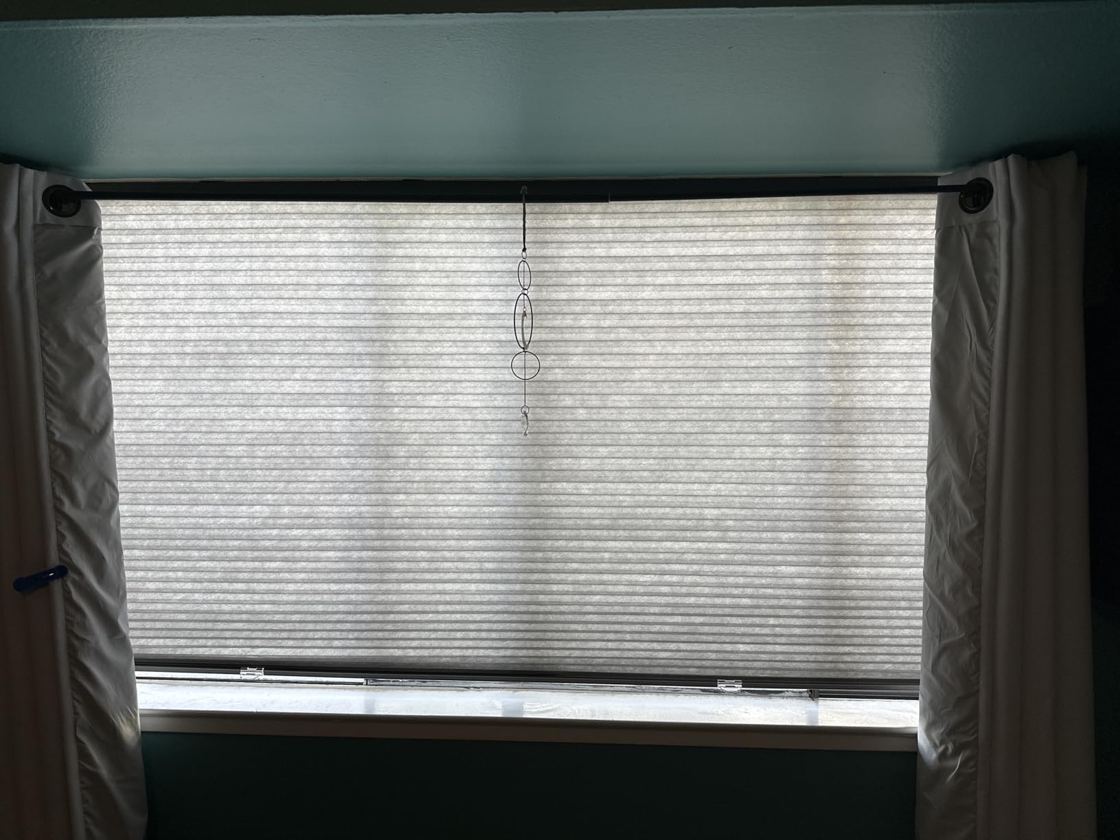 BlindsAvenue Cordless Cellular Shade, White, 34