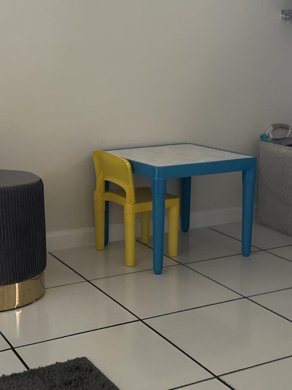 Humble Crew Toddler Table and Chair Set for Kids, Indoor Outdoor, Plastic | Lightweight 3 piece activity desk, easy to clean surface, great for crafts, snacks, and homework in any playroom or bedroom customer photo 1