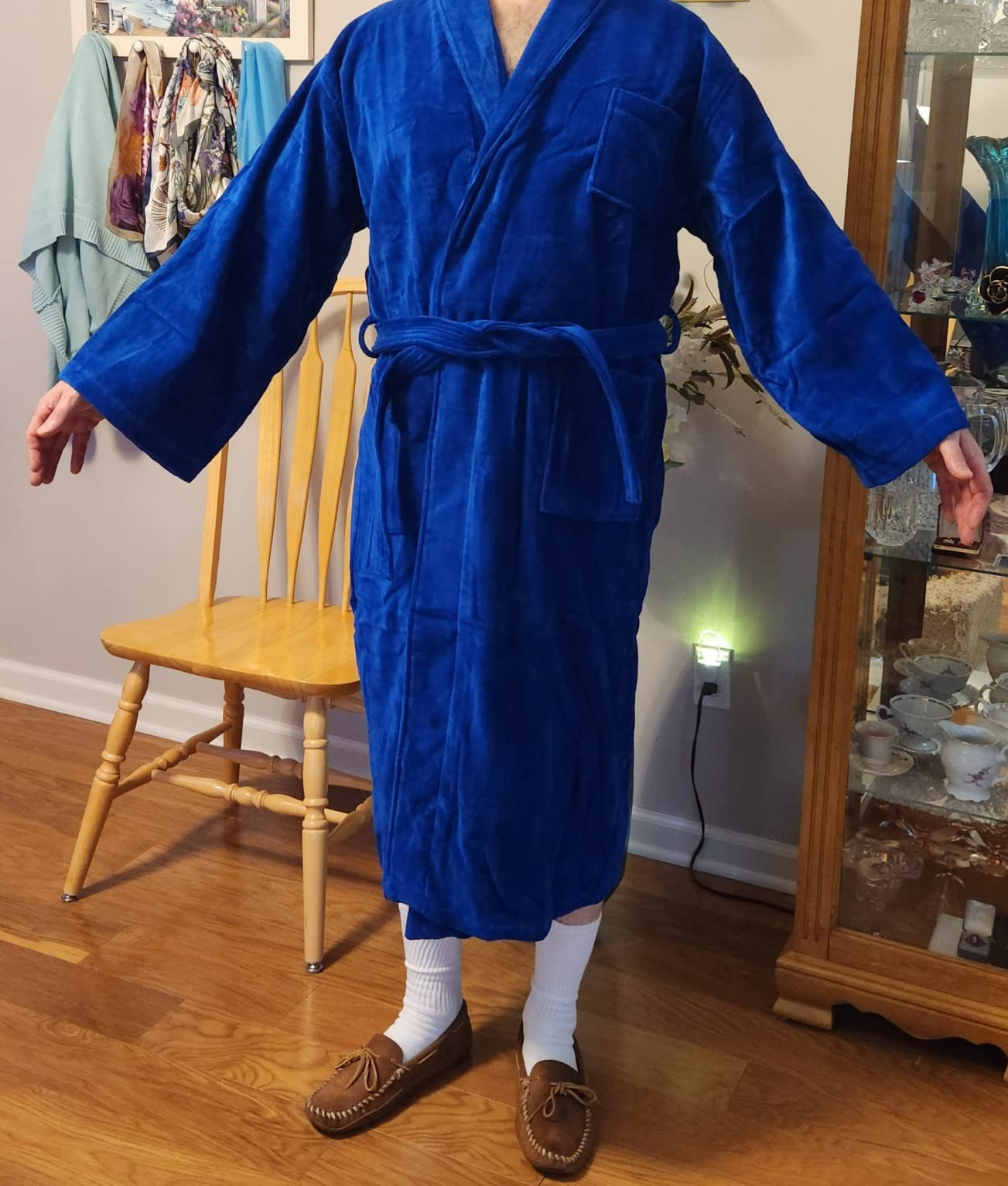 Alpine Swiss Pure Cotton Mens Terry Cloth Bathrobe Super Absorbent Spa Robe customer photo 2