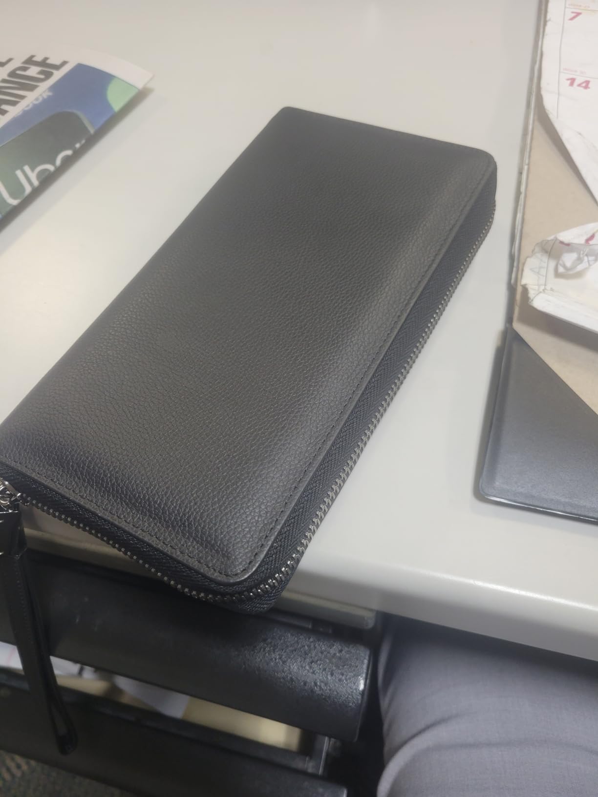 Women RFID Blocking Wallet Leather Zip Around Phone Clutch Large Capacity Ladies Travel Purse Wristlet customer photo 1