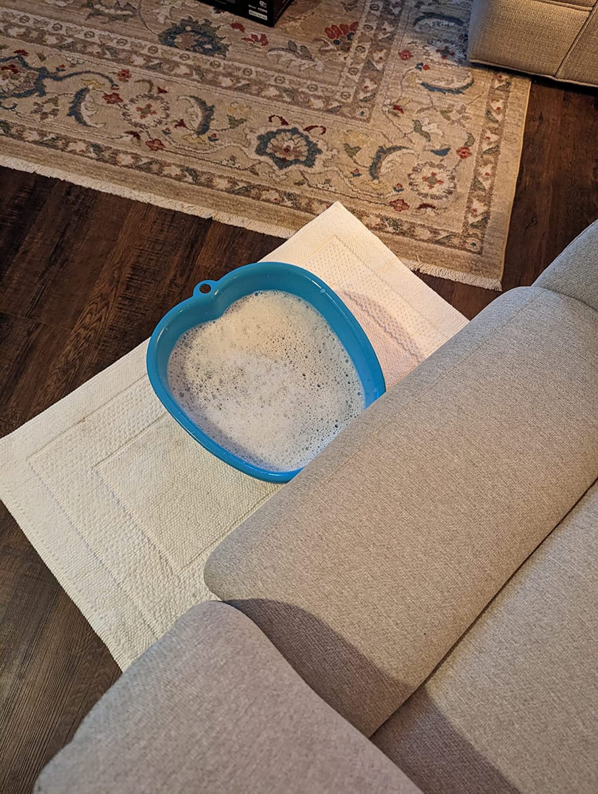 Mantello Foot Bath, Extra Large, Foot Soaking Tub - Pedicure Bowl - Foot Soak Tub (Blue) customer photo 1