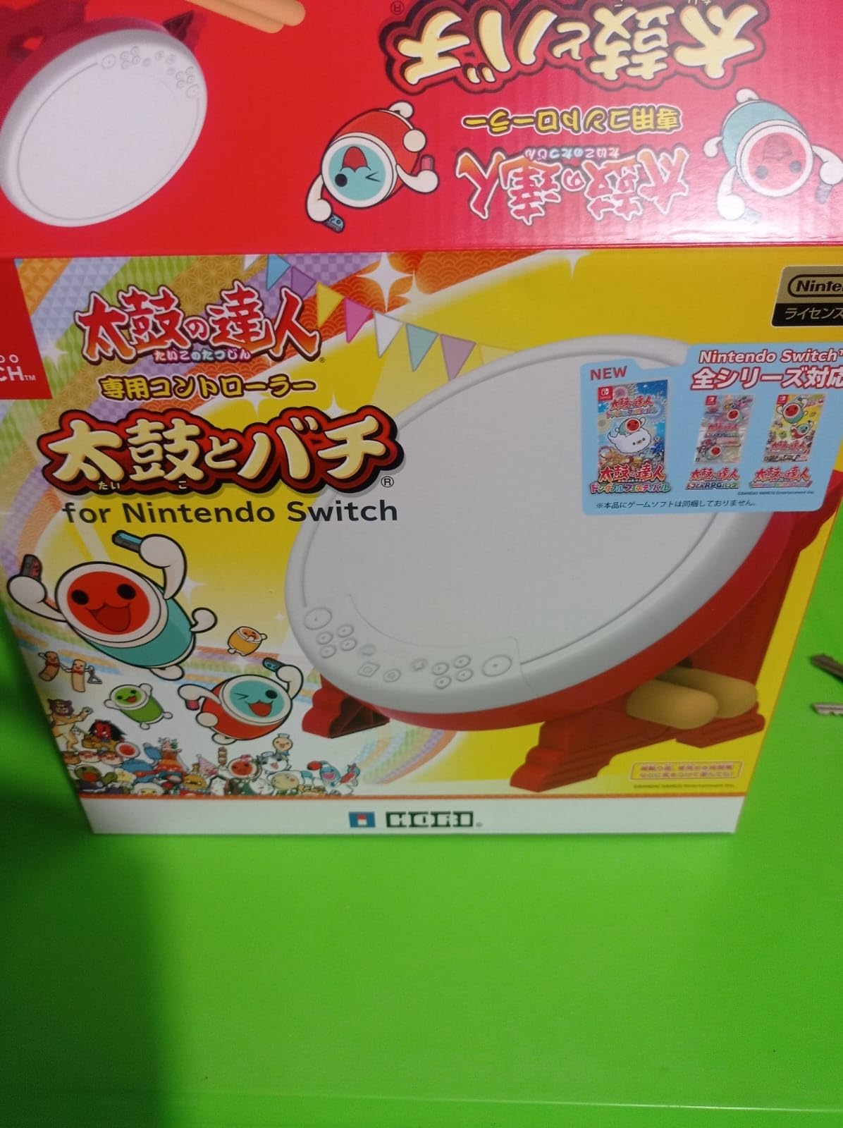 Bandai Namco HORI Taiko No Tatsujin Drum Controller (Taiko to Bachi) for Nintendo Switch - Officially Licensed customer photo 2