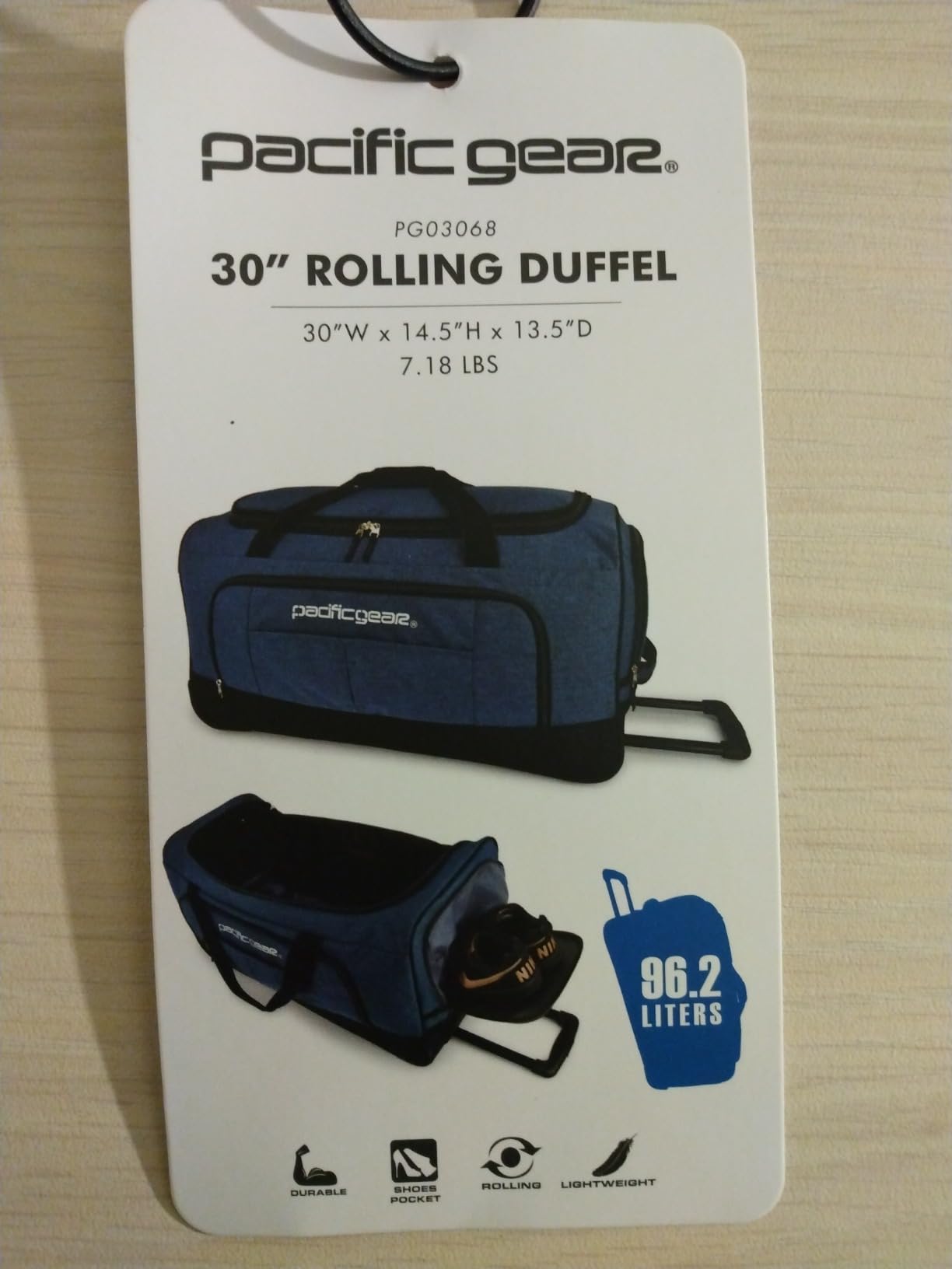 Pacific Gear Duffel Bag with Rolling Wheels customer photo 1