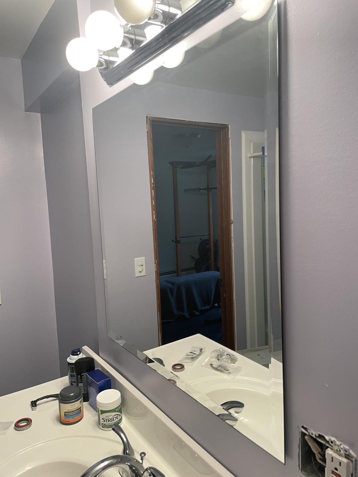 Better Bevel Frameless Rectangle Mirror, 20
