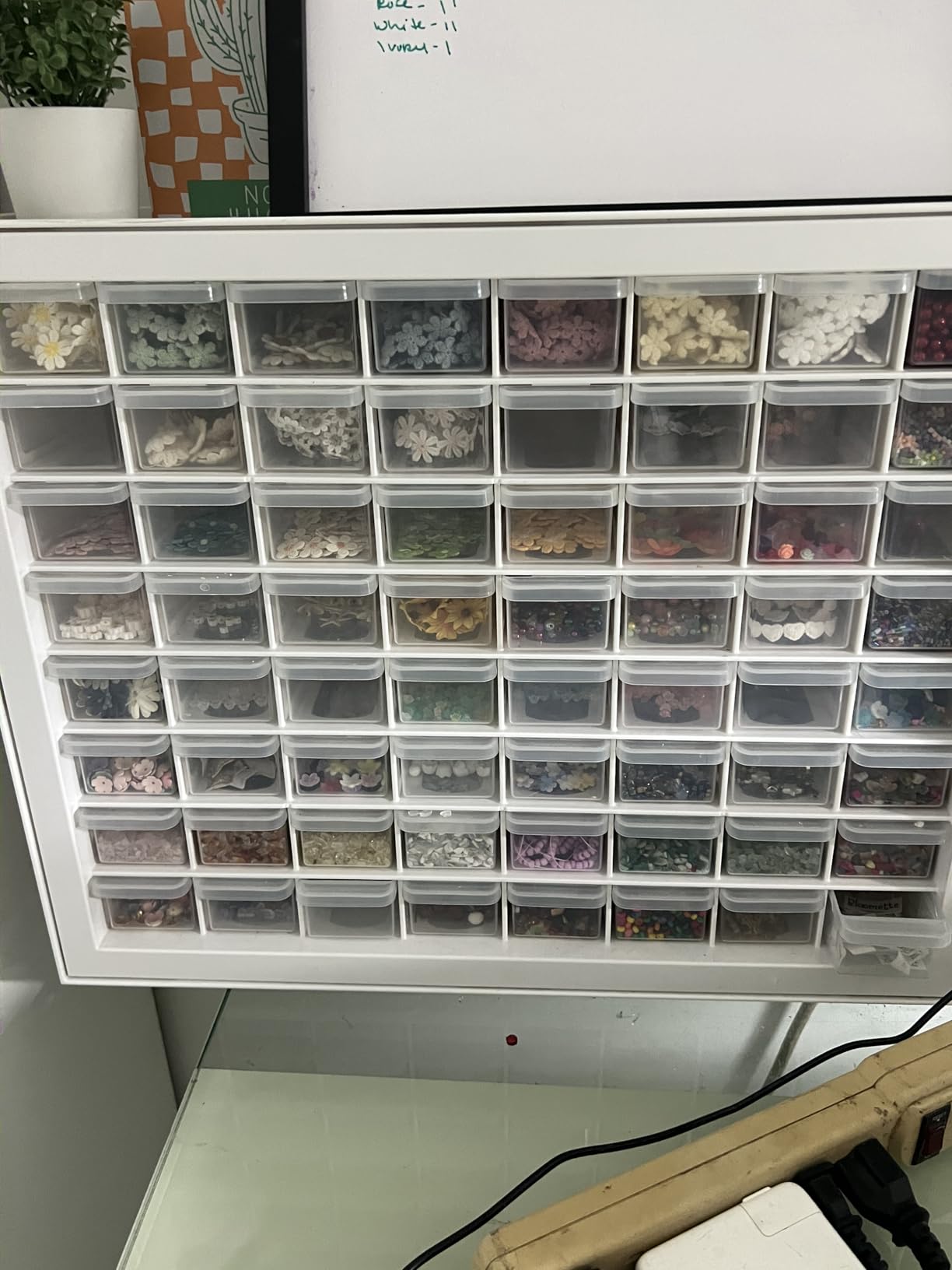 IRIS USA 64-Drawer Screw Organizer, Hardware Storage, Made in USA, Black | Wall mountable, Stackable, Building Bricks, Garage Tool Storage, Art & Craft Supplies, Beads, Gem Stones customer photo 2