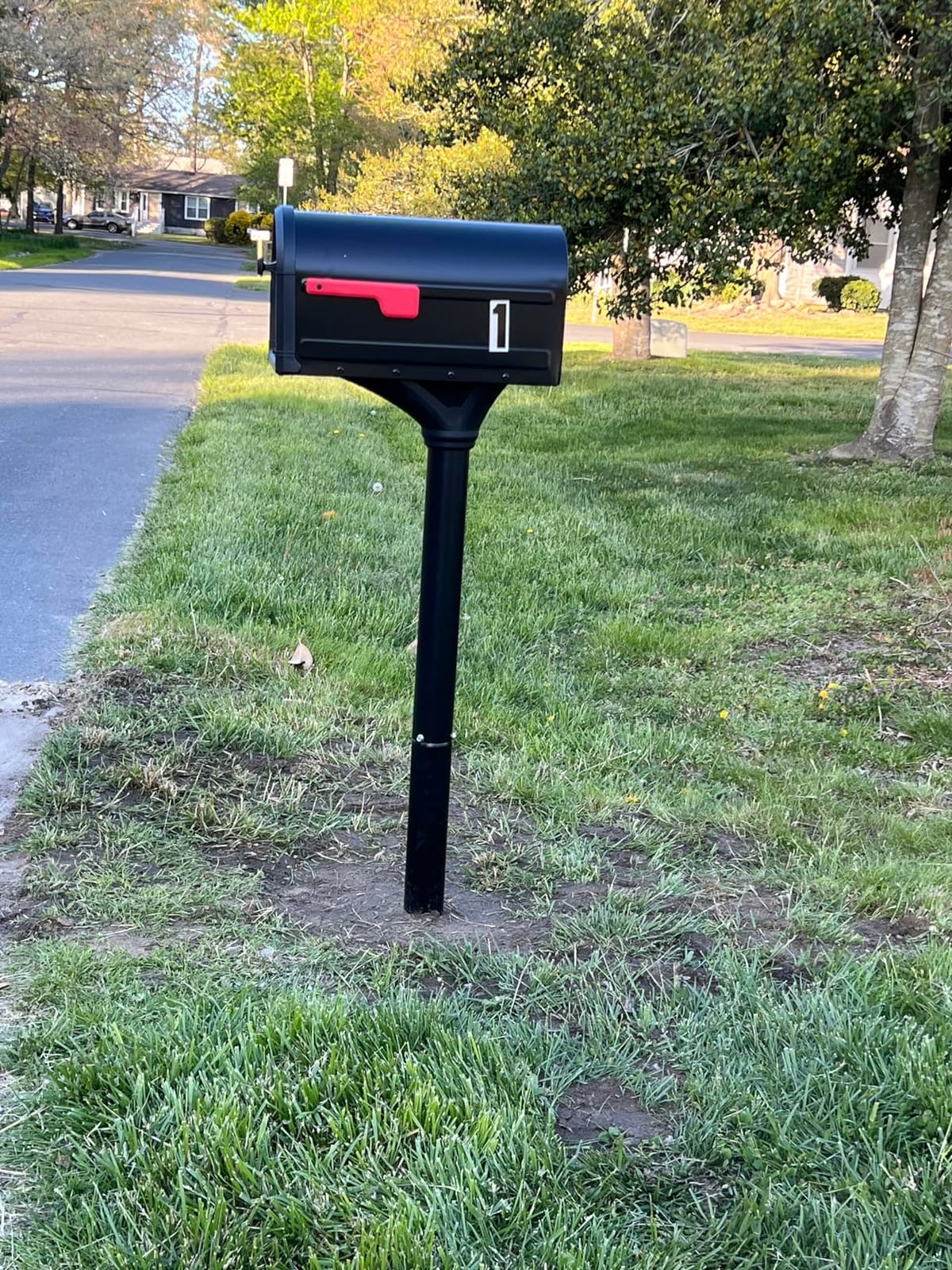 Architectural Mailboxes Roxbury Mailbox with Post, Rubbed Bronze, Large customer photo 1