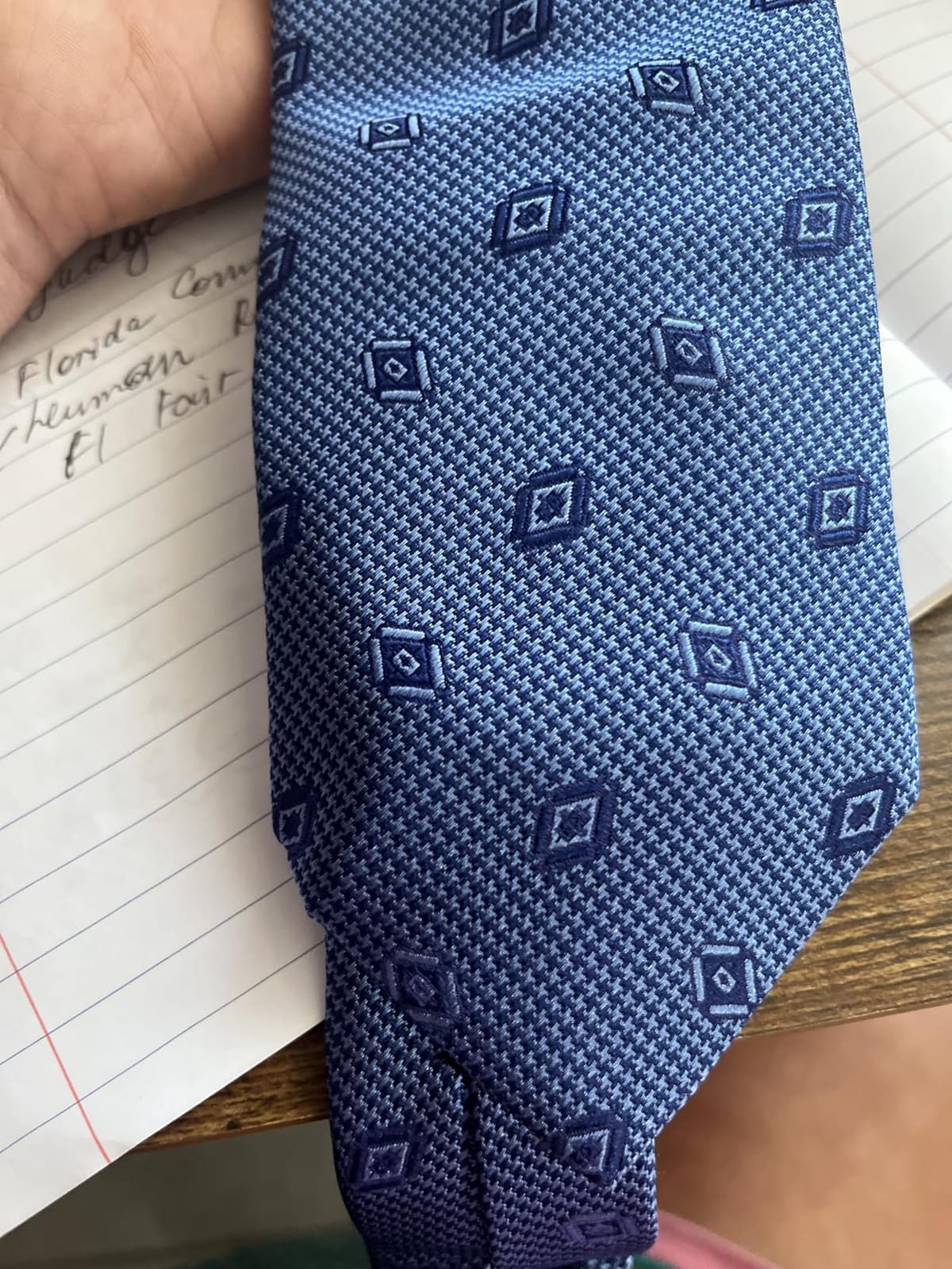 Men's 100% Italian Silk Neck Tie, Handmade in USA customer photo 2