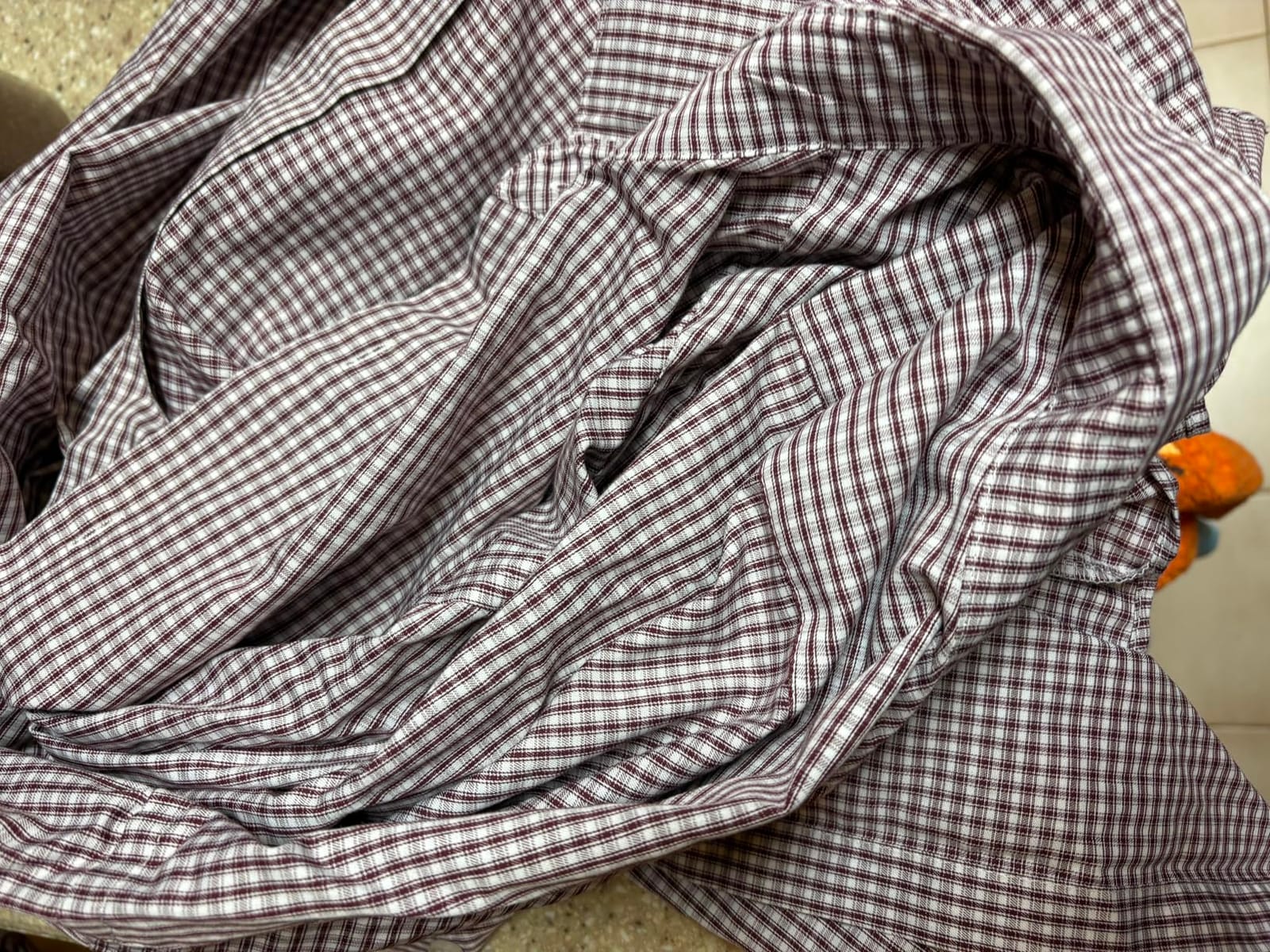 Van Heusen Men's Dress Shirt Regular Fit Flex Collar Check customer photo 2