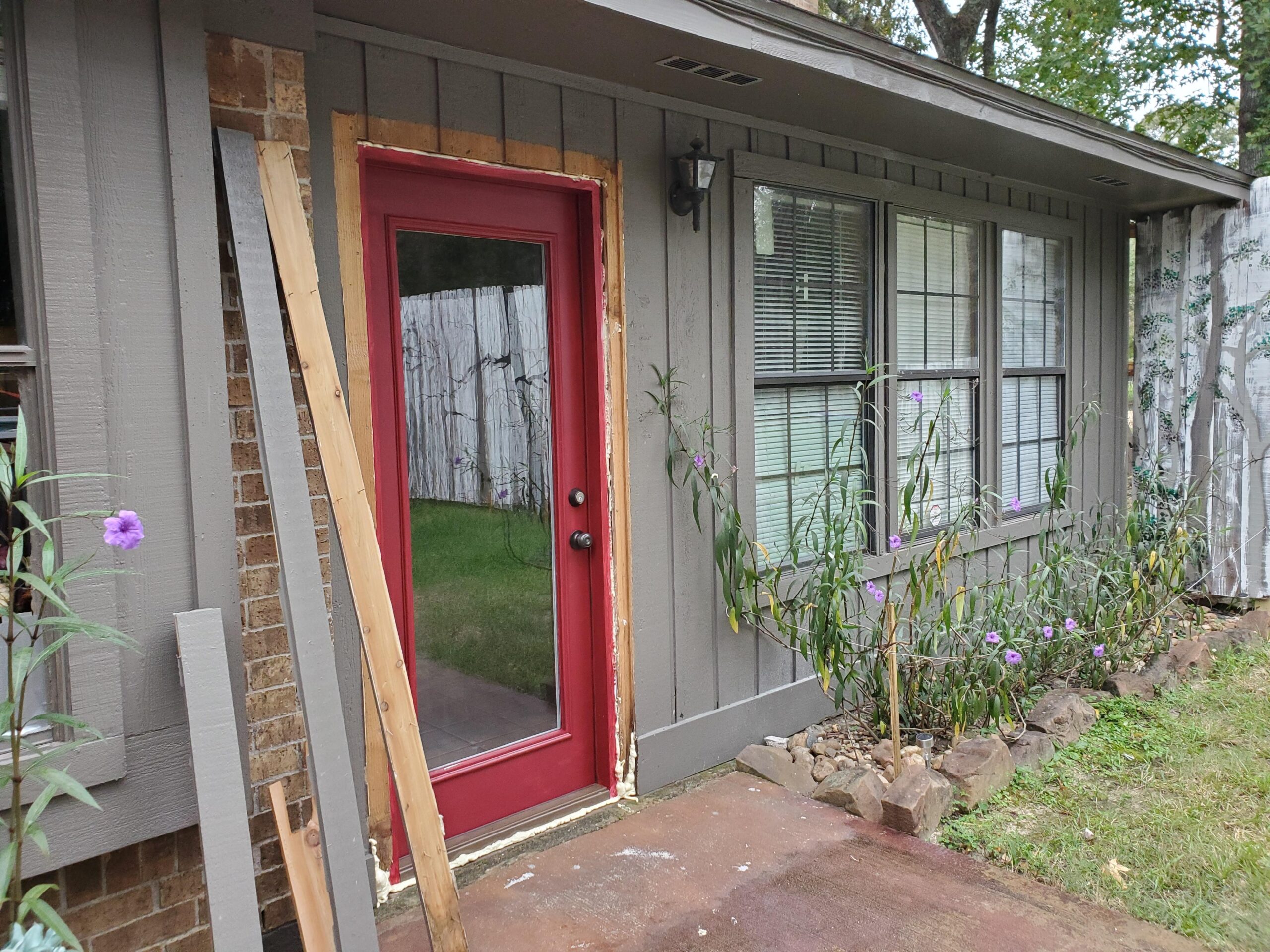 National Door Company ZZ364628R Fiberglass Smooth, Primed, Right Hand Outswing, Prehung Door, Full Lite, Clear Glass, 36