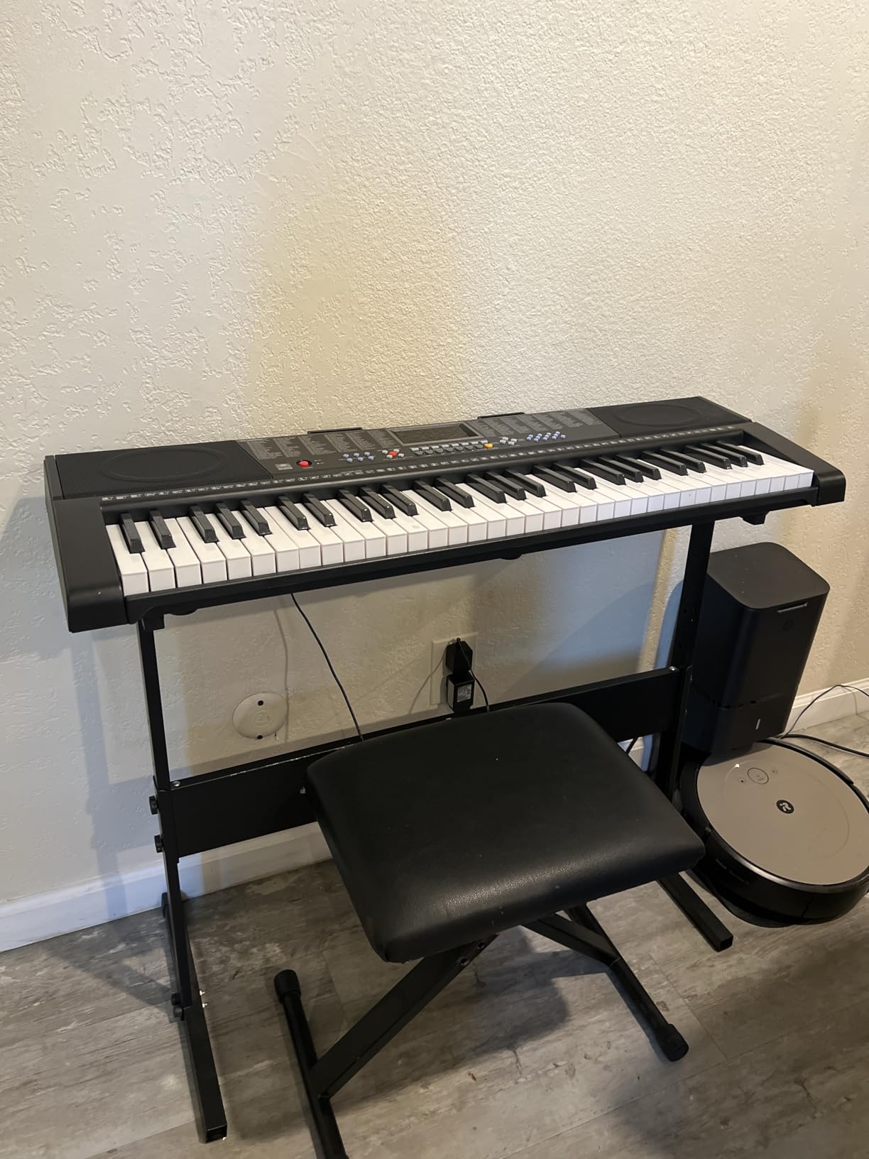 RockJam RJ549 49 Key Keyboard Piano for Beginners with Note Stickers | Beginner electric keyboard with power supply, sheet music stand, note stickers and Simply Piano lessons for kids customer photo 1