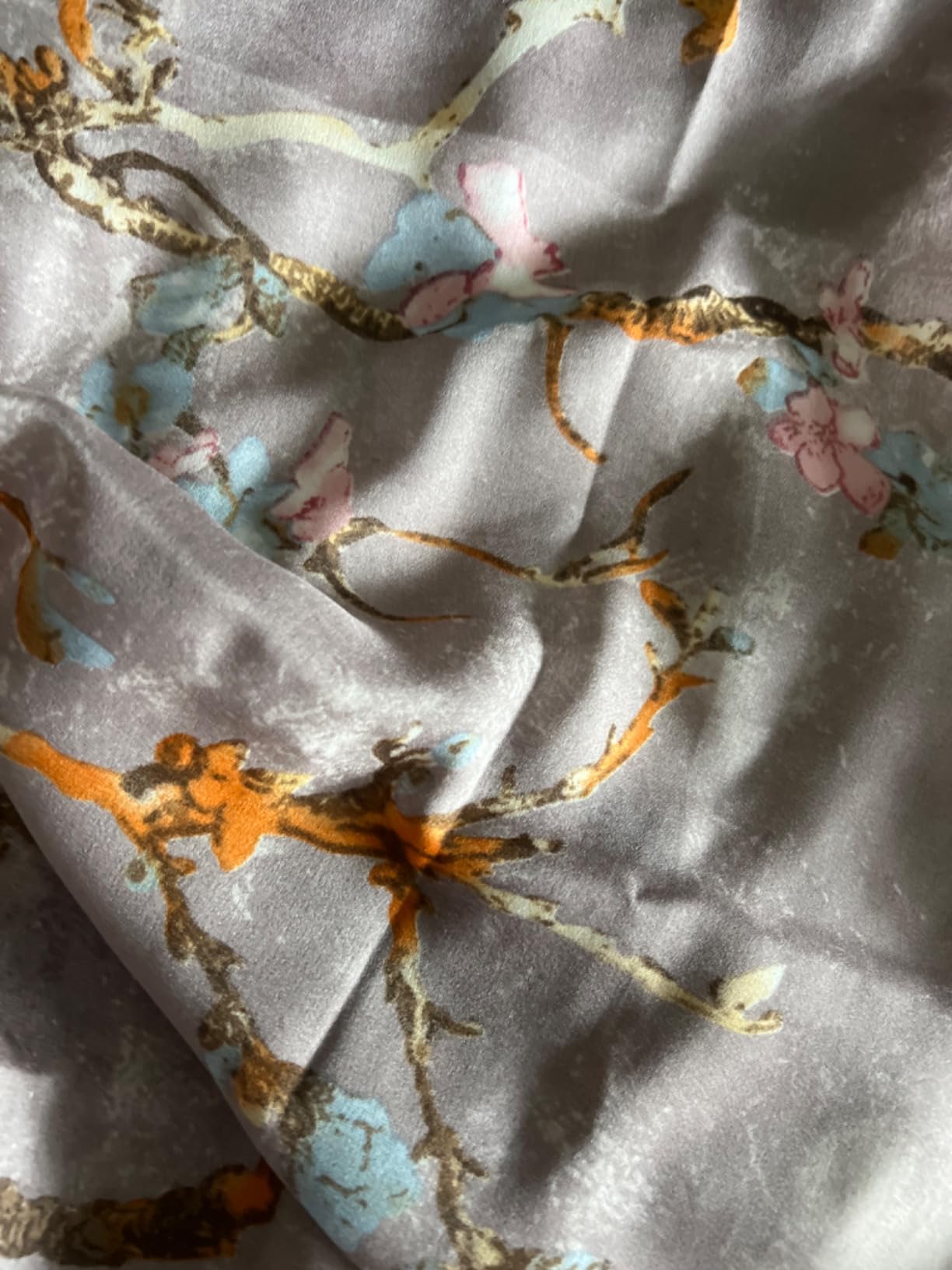 Silk Scarf 100% Mulberry Silk Fashion Scarves Long Lightweight Shawl Wrap customer photo 1