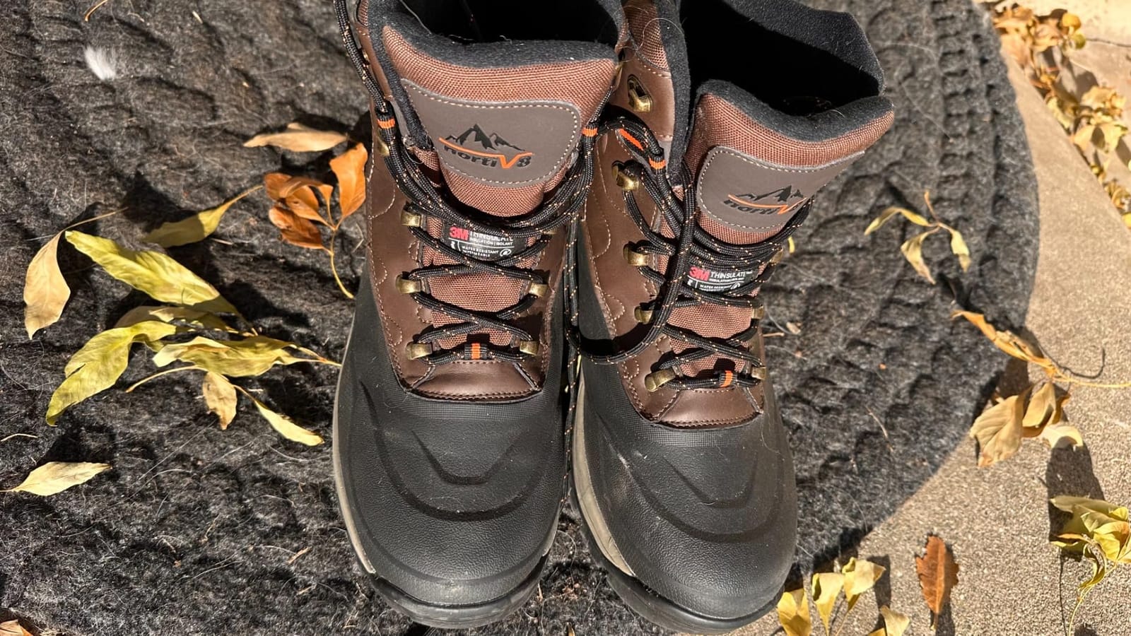 NORTIV 8 Men's Waterproof Hiking Winter Snow Boots | Insulated Construction Hunting Ski Work Boots TUNDRA customer photo 2