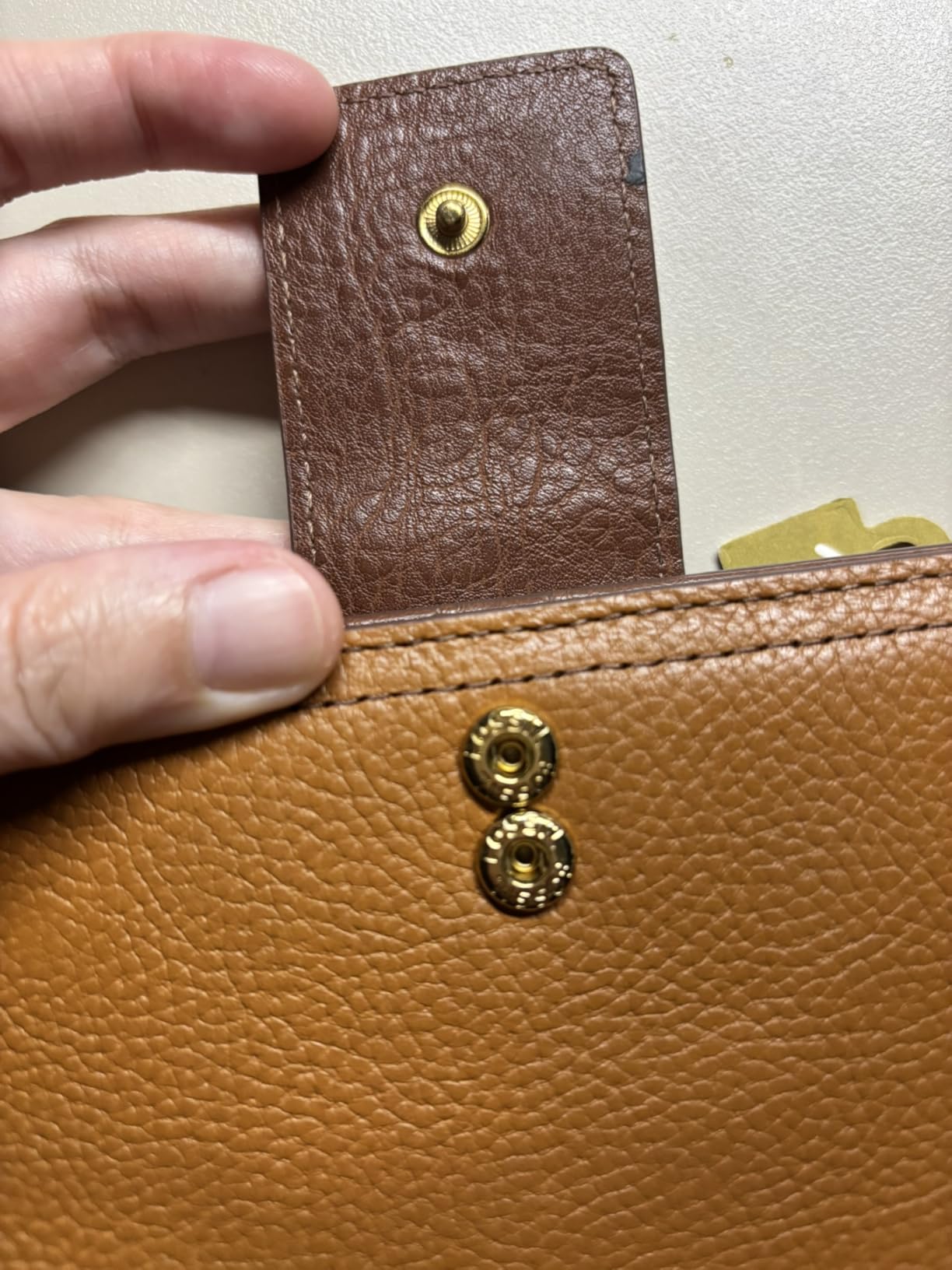 Women's Logan Leather Wallet RFID Blocking Tab Clutch customer photo 1