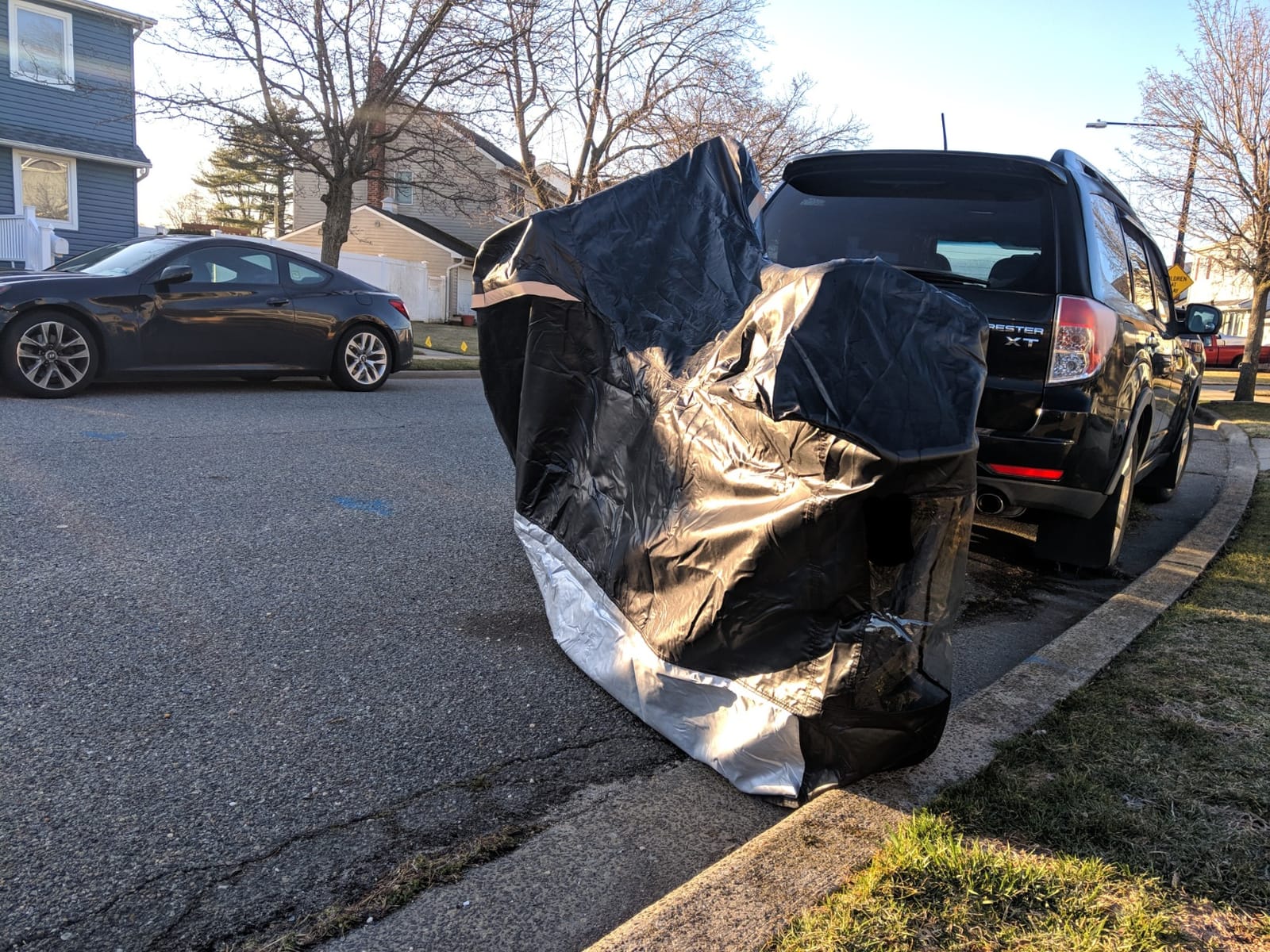 VELMIA Motorcycle Cover - Extremely Heat Resistant up to 550F, Waterproof for All Seasons, Fits Motorcycles, Scooters, Mopeds & Harleys customer photo 1