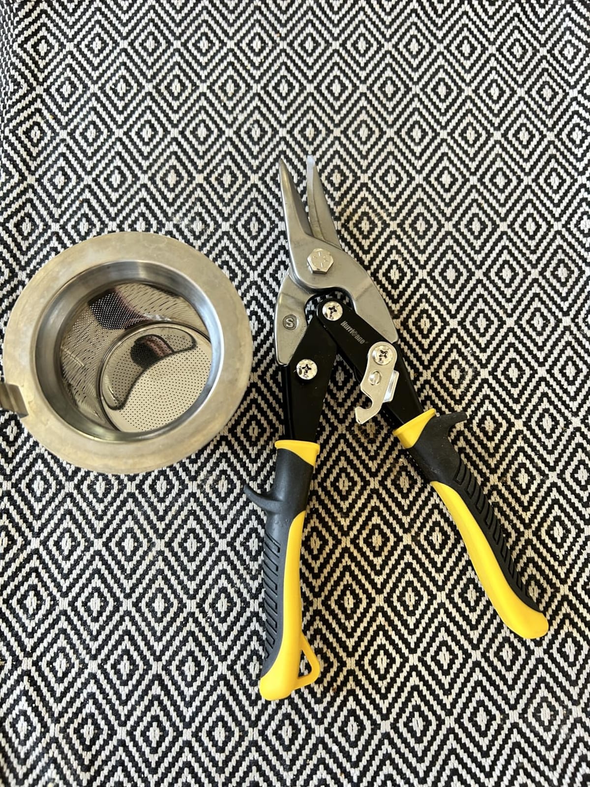 HURRICANE 10 inch Aviation Tin Snips, Straight Cut Metal Shears with Non-Slip Tyregrip Handle, Cr-V Steel Blades customer photo 2