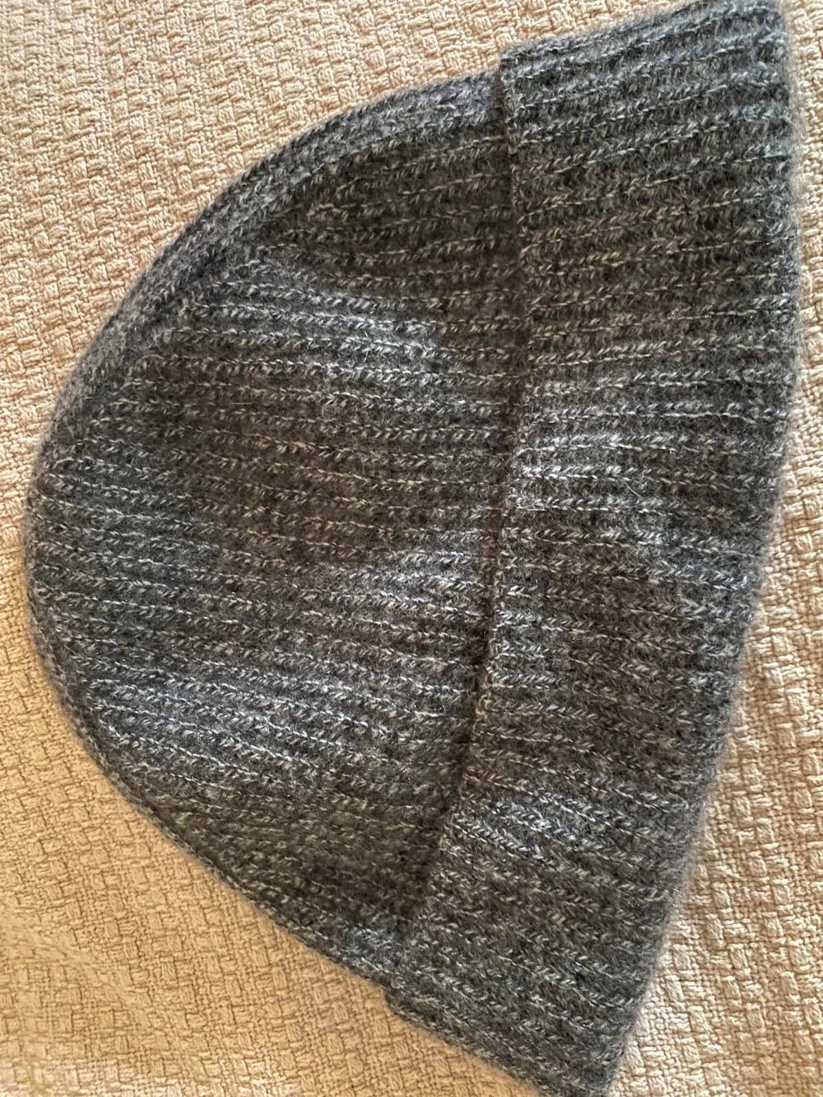 Fishers Finery Men's 100% Pure Cashmere Ribbed Cuffed Hat; Ultra Plush customer photo 2