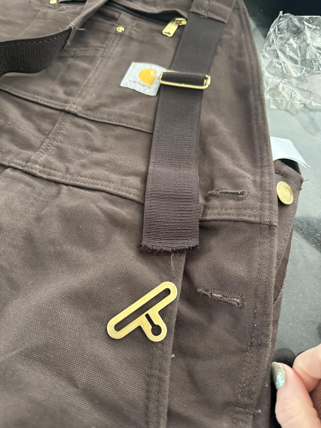 Carhartt Men's Iconic R01 Duck Bib Overall customer photo 2