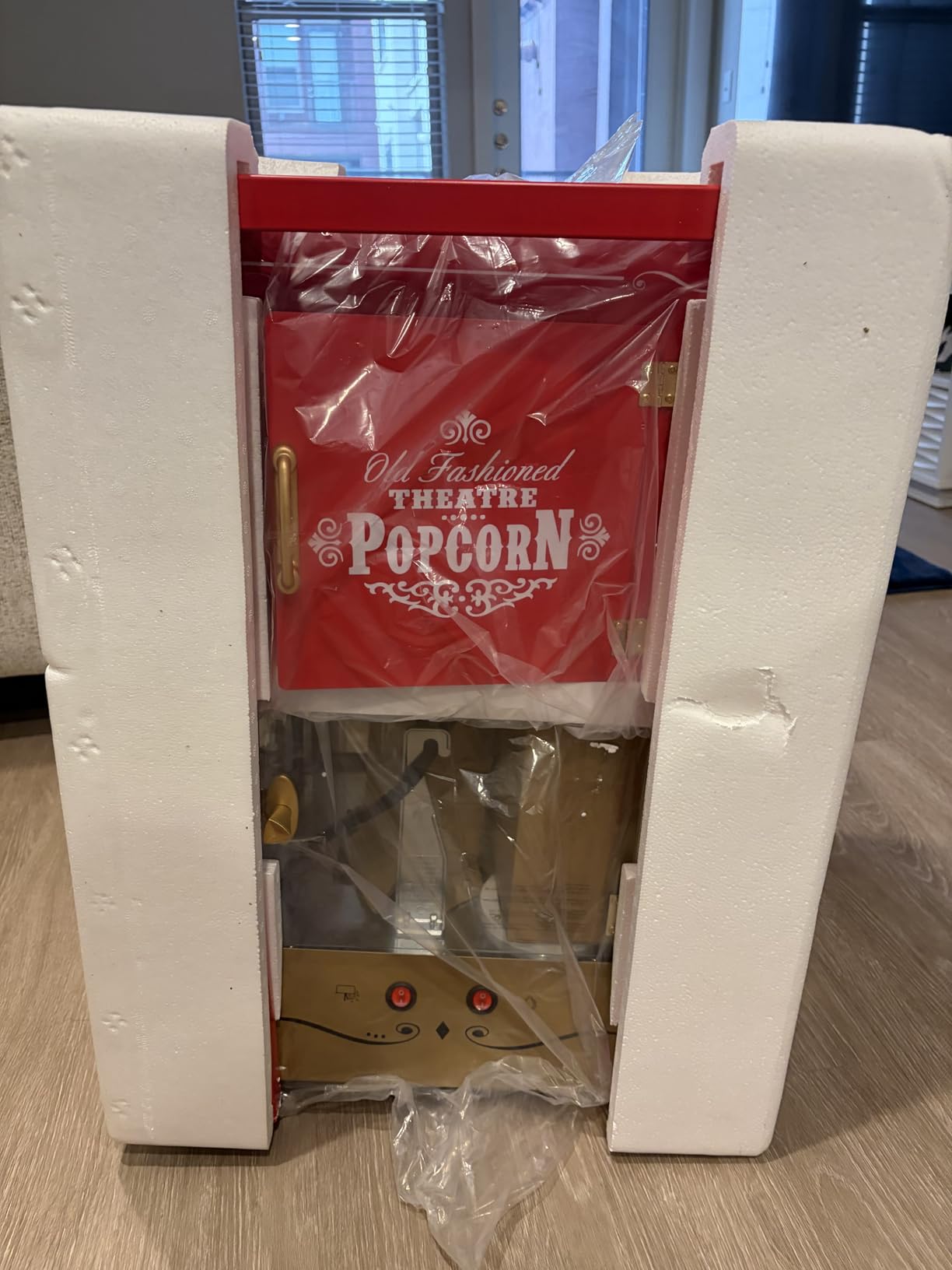 Nostalgia Popcorn Maker Machine - Professional Cart With 8 Oz Kettle Makes Up to 32 Cups - Vintage Popcorn Machine Movie Theater Style - Black customer photo 2