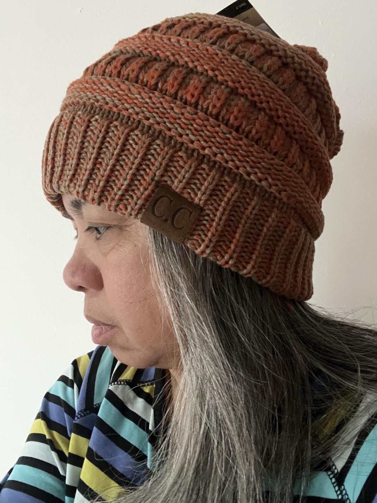 C.C Exclusives Cable Knit Beanie - Thick, Soft & Warm Chunky Beanie Hats customer photo 1