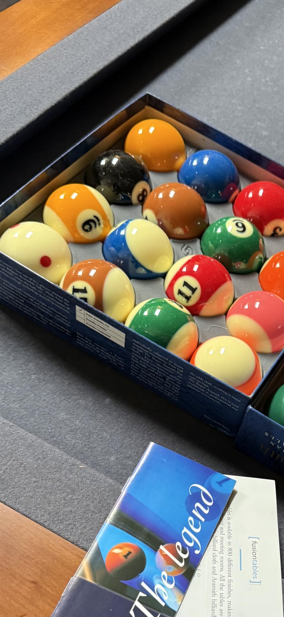 Aramith Super Pro-Cup TV Billiard Pool Ball Set 2 1/4