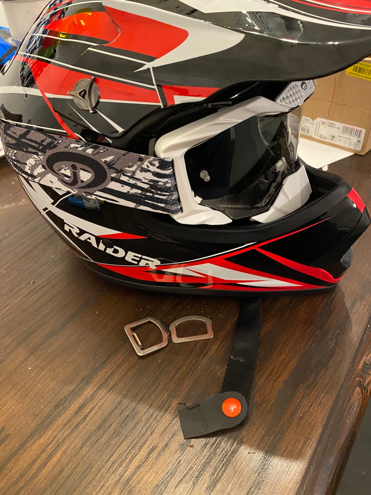 Raider 2131914 GX3 Unisex-Child MX Off-Road Helmet (Black/Silver, Youth Medium) customer photo 2