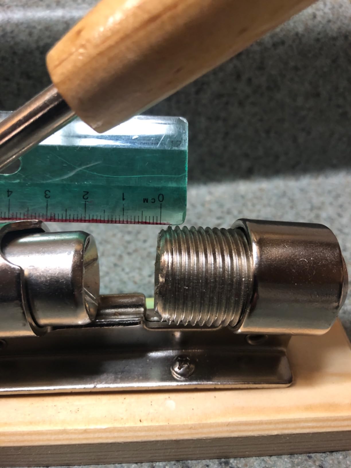 Anwenk Nutcracker Heavy Duty Nut Cracker Pecan Cracker Walnut Cracker Tool | Adjustable Lever Nutcracker With Solid Steel Mechanism And Wood Base customer photo 2
