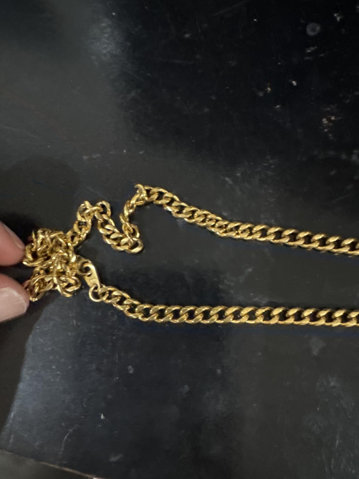 ChainsPro Stainless Steel Mens Cuban Link Chains, Hip Hop Miami Necklace customer photo 1