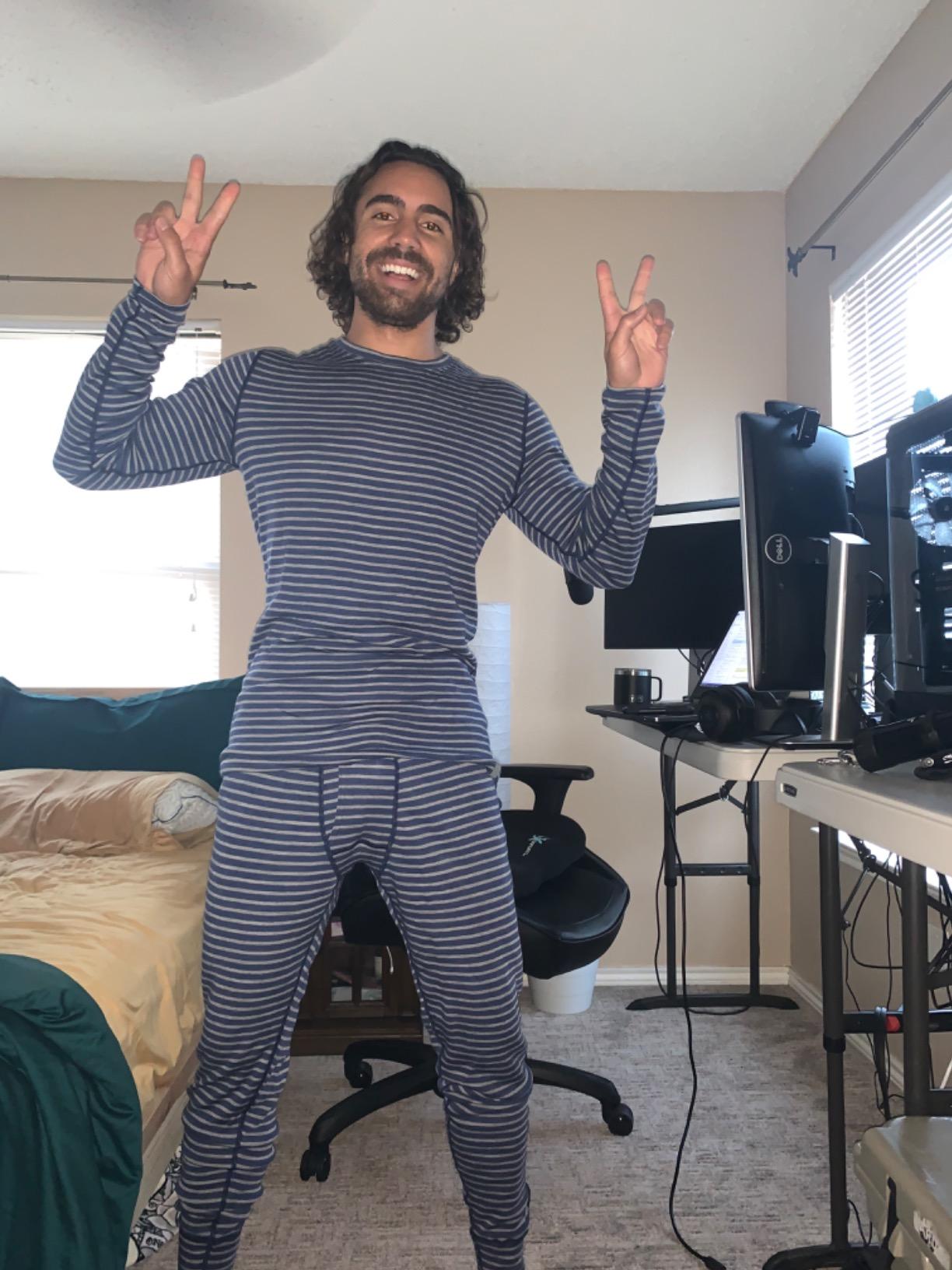 MERIWOOL Mens Base Layer 100% Merino Wool Thermal Pants customer photo 2