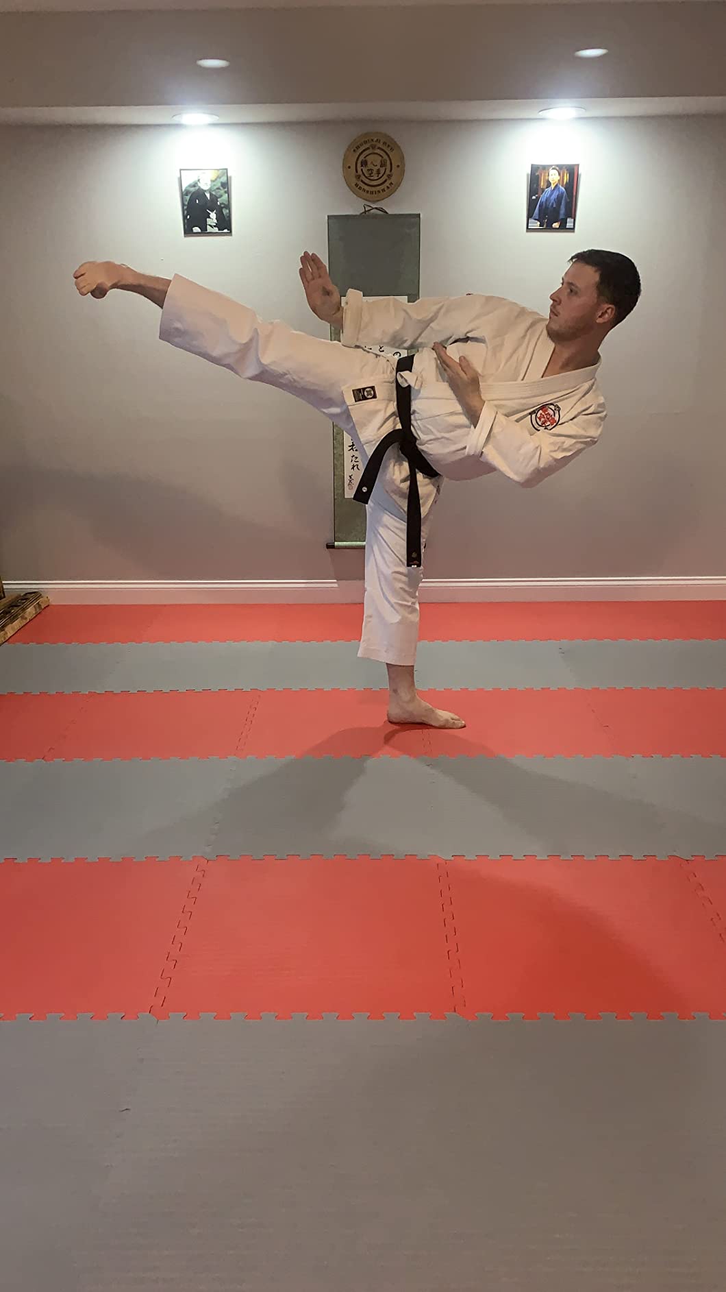 We Sell Mats 1 Inch Thick Martial Arts EVA Foam Exercise Mat, Tatami Pattern, Interlocking Floor Tiles for Home Gym, MMA, Anti-Fatigue Mats, 24 in x 24 in | EVA foam flooring, 24x24