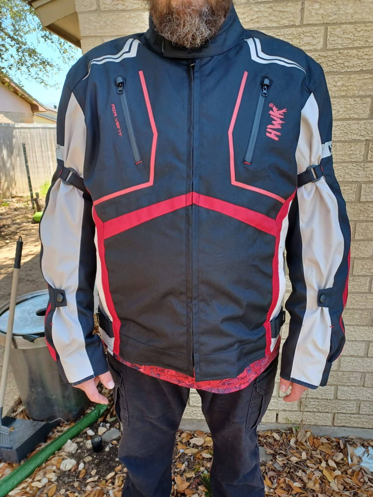 HWK Motorcycle Jacket for Men and Women Scorpion with Cordura Fabric for Enduro Motorbike Riding and Armor Foam Padding for Impact Protection customer photo 2
