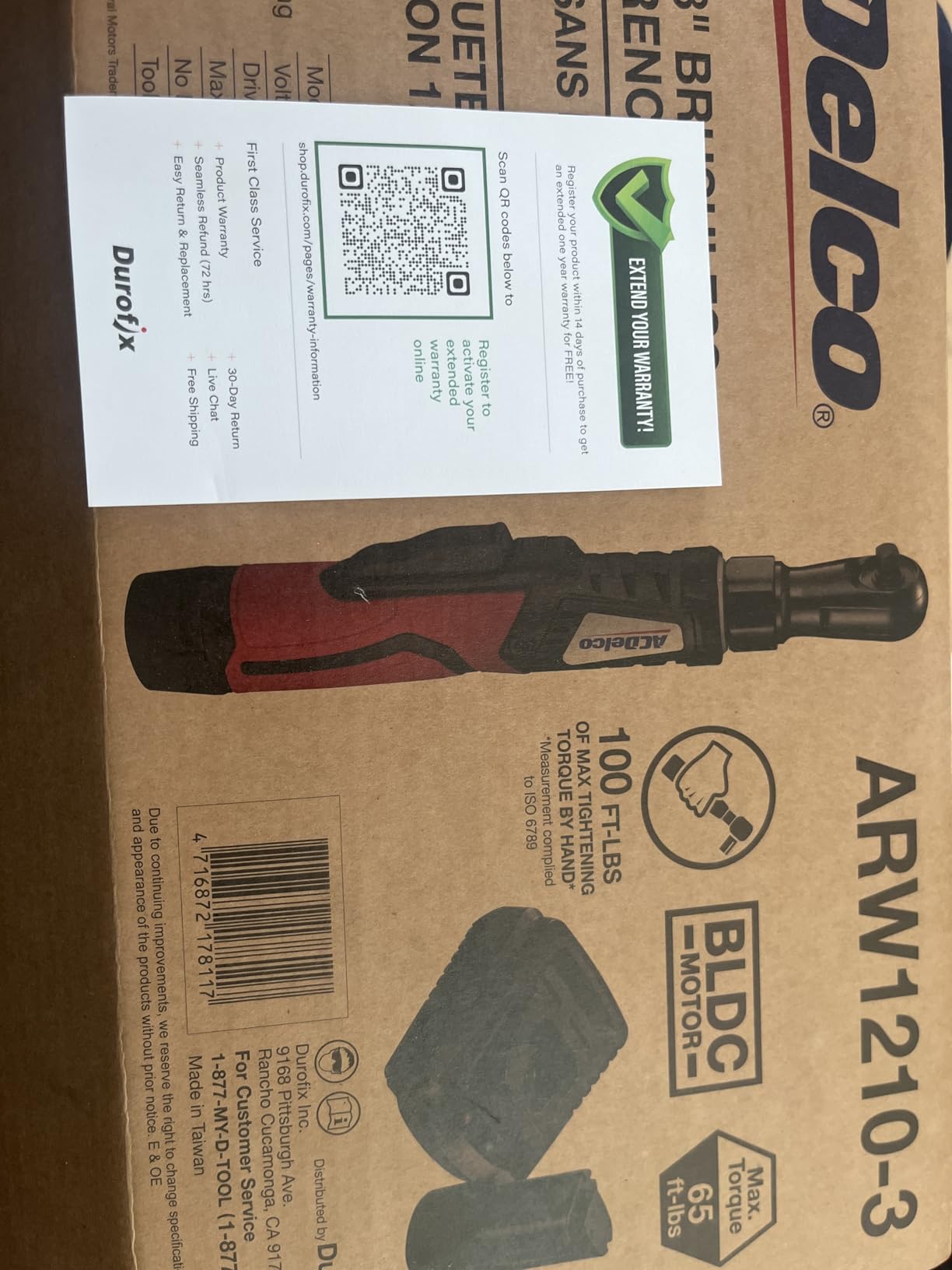 ACDelco ARW1210-3P G12 Series 12V Cordless Li-ion 3/8
