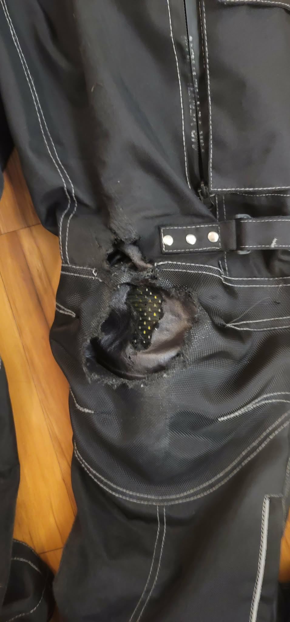 HWK Dual Sport Motorcycle Pants for Men with Water Resistant Cordura Textile Fabric & Impact Protection Armor customer photo 2