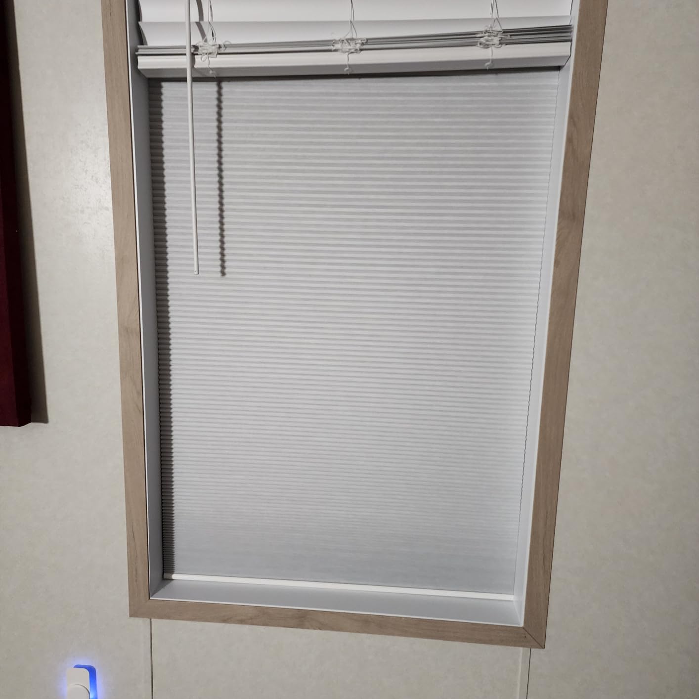 Allesin Cordless Blackout Cellular Shades, Honeycomb Blinds for Windows, Thermal Insulated & Noise Dampening, Room Darkening Window Coverings for Bedroom & Nursery, Gray, 34