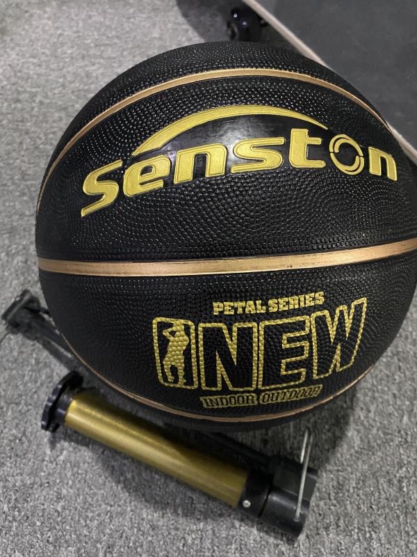 Senston 27.5/29.5'' Outdoor Basketball Premium Grip with Pump for Men Women customer photo 2