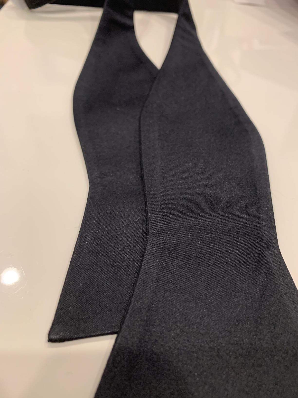 S.H. Churchill & Co. Men's 100% Silk Self-Tie Bow Tie for Classic Tuxedo customer photo 1