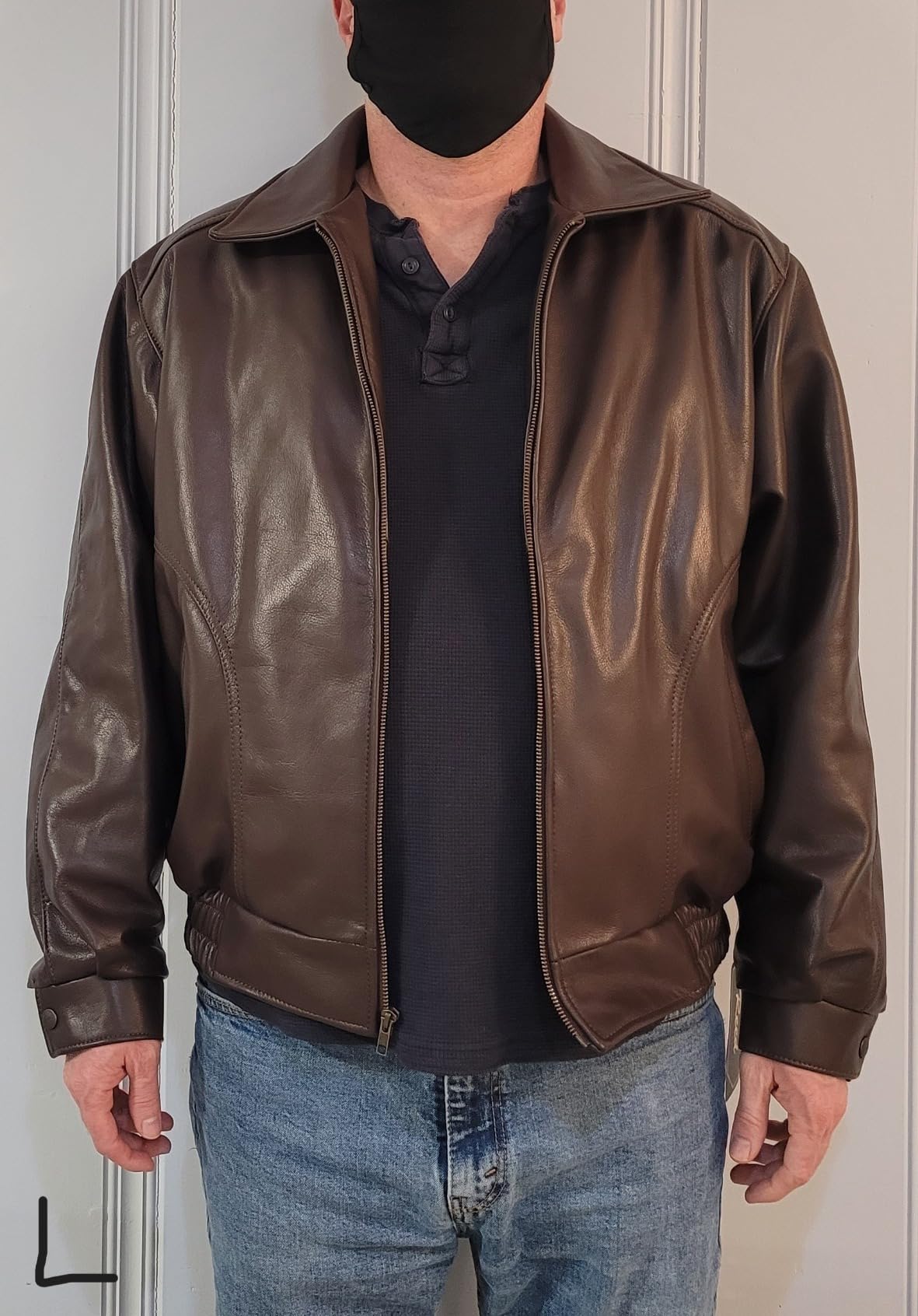 REED EST. 1950 Men's Luxury All American Bomber Jacket customer photo 2