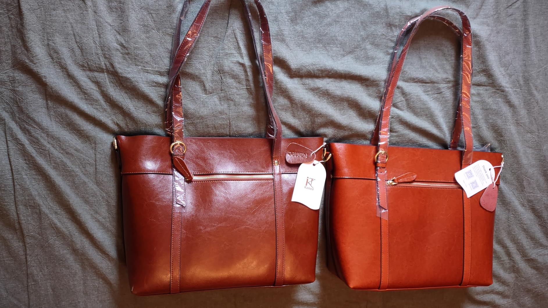 Kattee Genuine Leather Tote Bag for Women customer photo 1