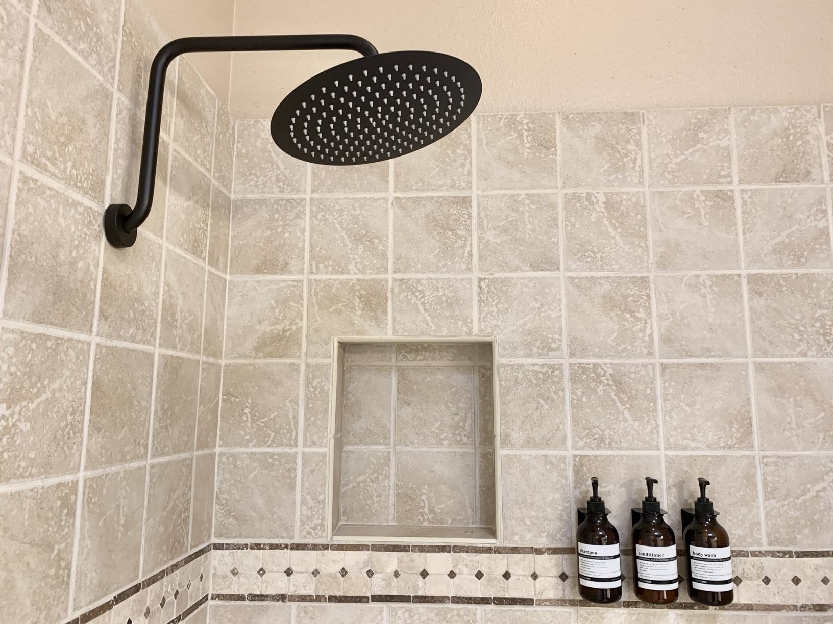 NearMoon Rain Shower Head, Ultra-Thin Design-Pressure Boosting, Awesome Some Experience, High Flow Stainless Steel Rainfall Head (8 Inch,Chrome Finish) customer photo 1