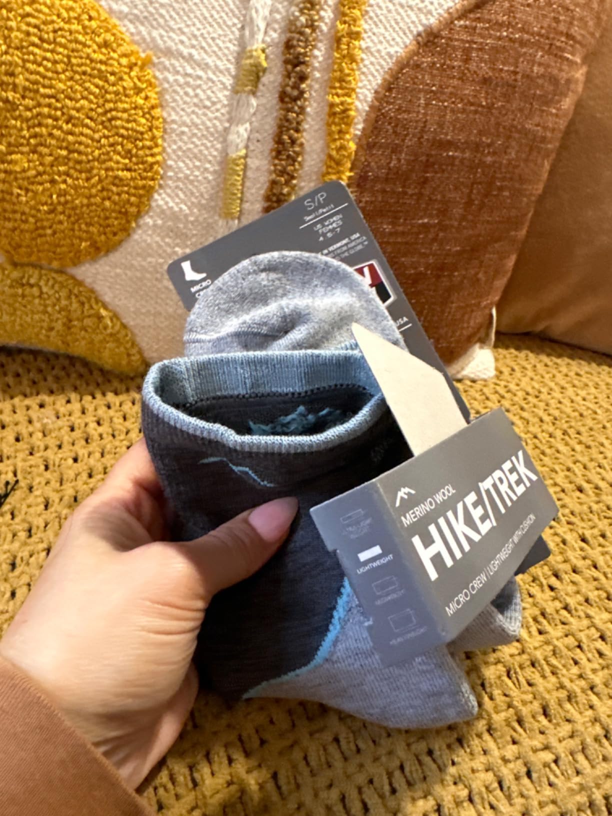 Darn Tough Vermont Women's Light Hiker Micro Crew Cushion Socks (1967) customer photo 2