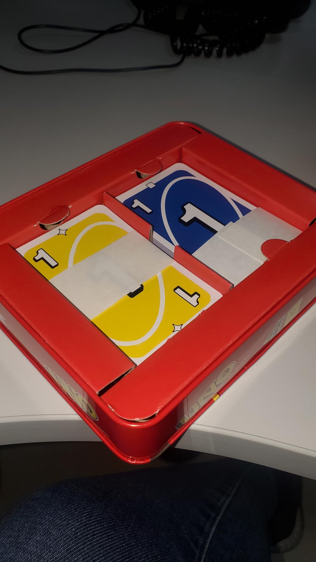 Mattel Games UNO Card Game for Kid, Adult & Family Nights & Parties, Travel & Vacations, Color Blind Accessible & Customizable Deck (Amazon Exclusive) customer photo 1