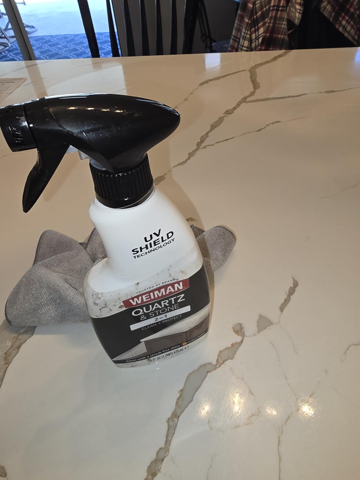 Weiman Quartz Countertop Cleaner and Polish (2 Pack w/Micro Towel) customer photo 1