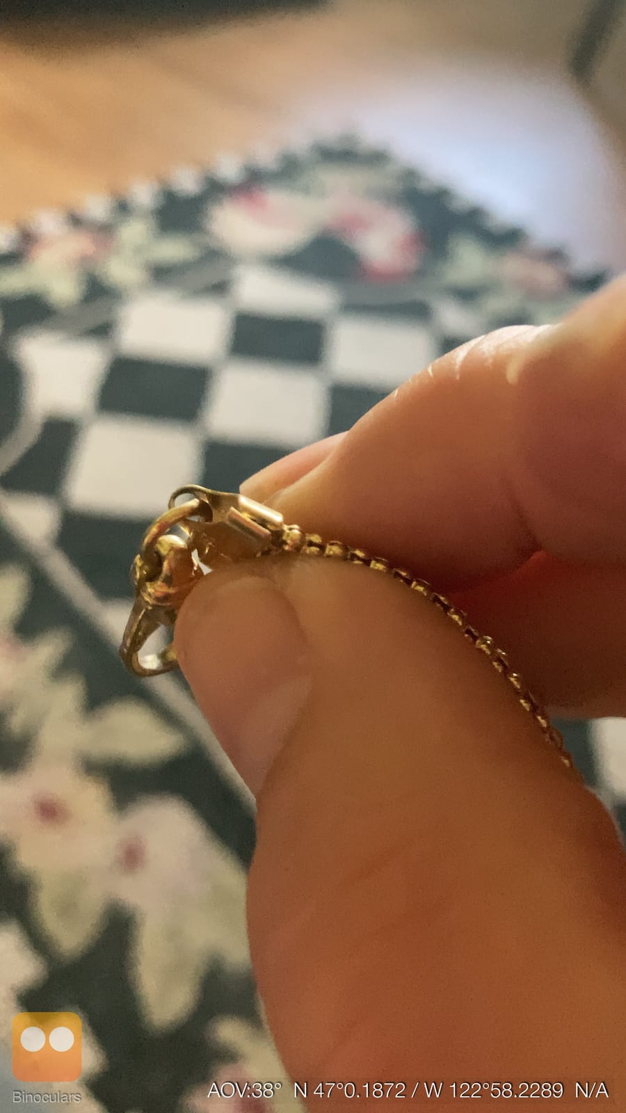 Italian 925 Sterling Silver, 18K Gold Plated Byzantine Bracelet customer photo 1