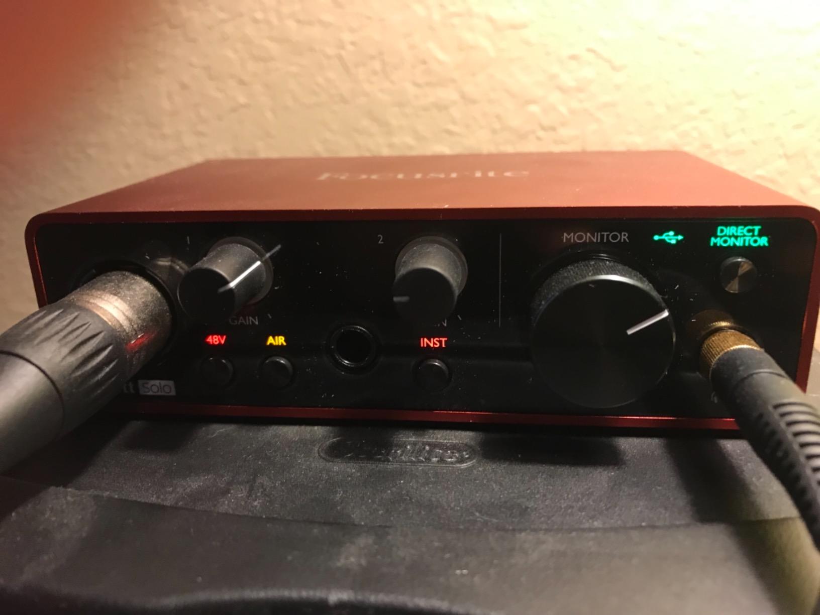 Focusrite Scarlett Solo Studio 3rd Gen USB Audio Interface Bundle for the Guitarist, Vocalist or Producer with Condenser Microphone and Headphones for Recording, Songwriting, Streaming and Podcasting customer photo 1