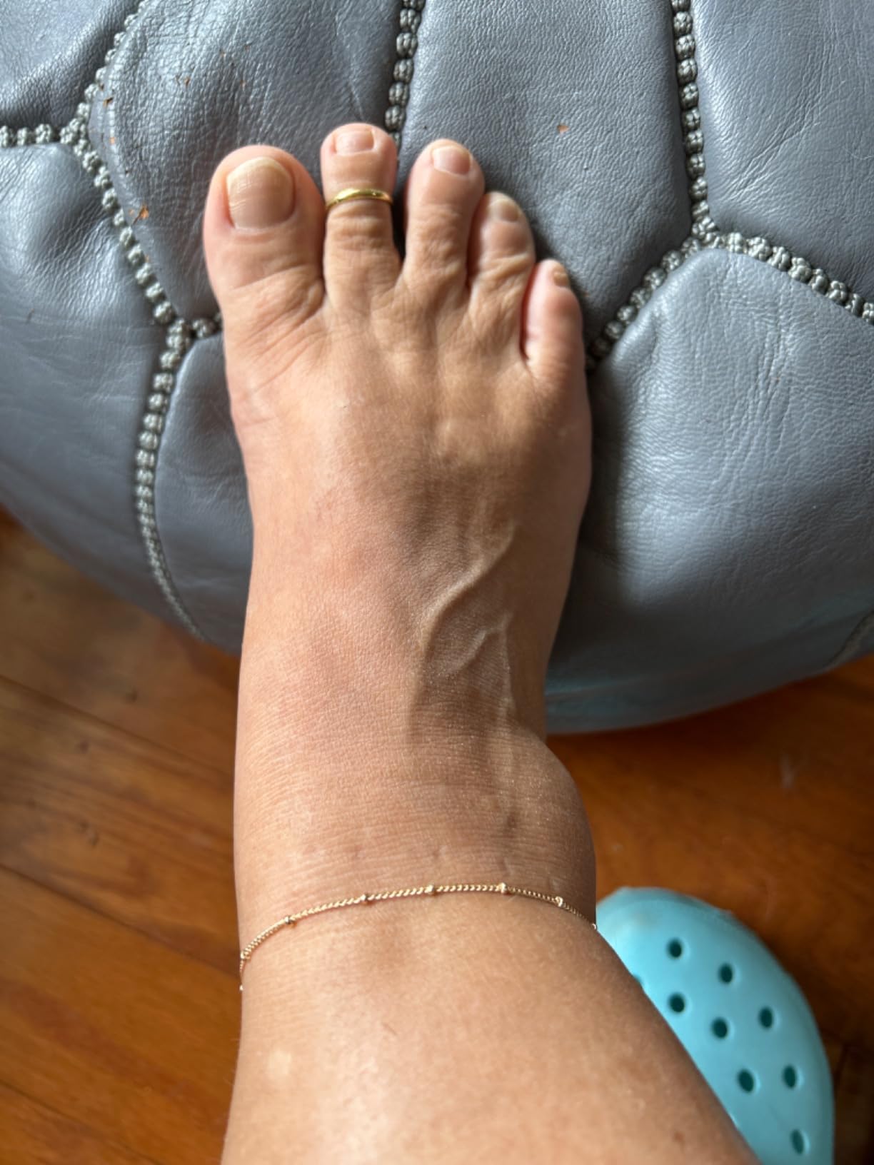 Dainty Chain Anklets for Women, Beaded and Charm Styles customer photo 2